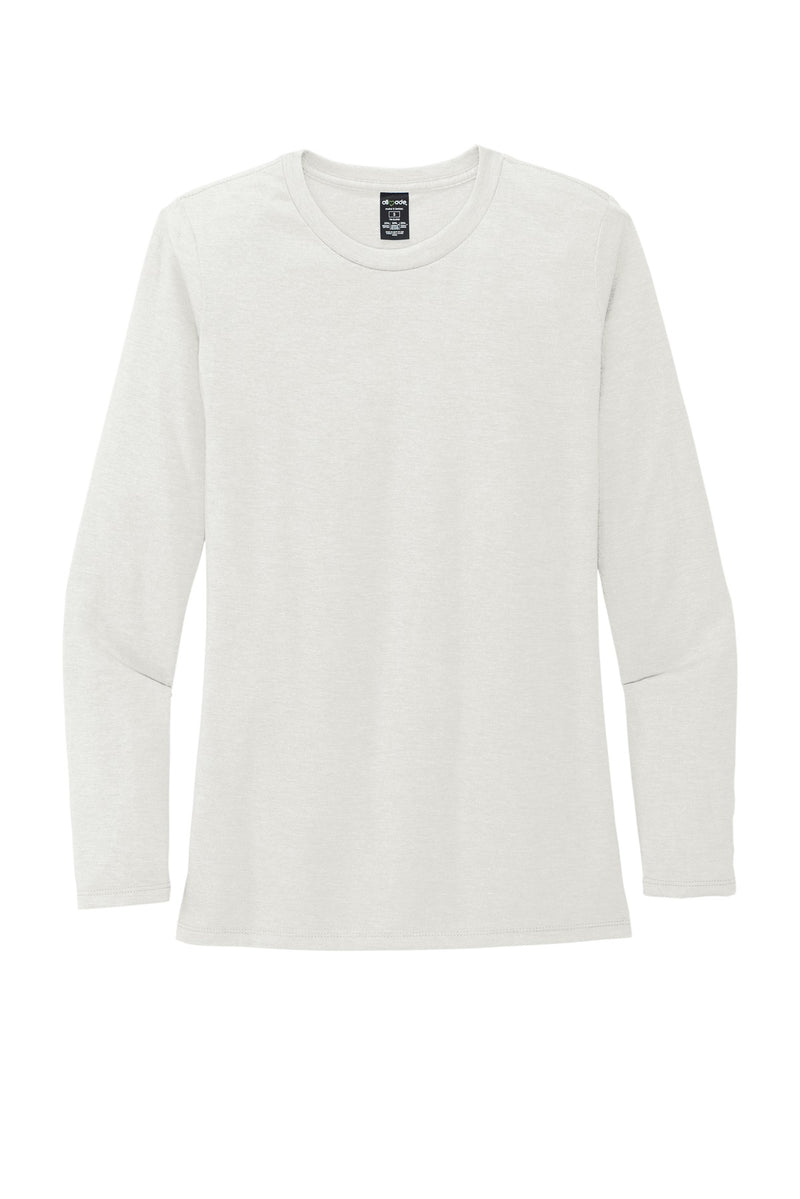 Allmade   Women's Tri-Blend Long Sleeve Tee - Fairly White