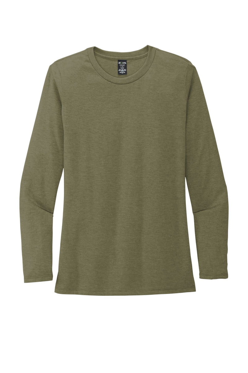 Allmade   Women's Tri-Blend Long Sleeve Tee - Olive You Green