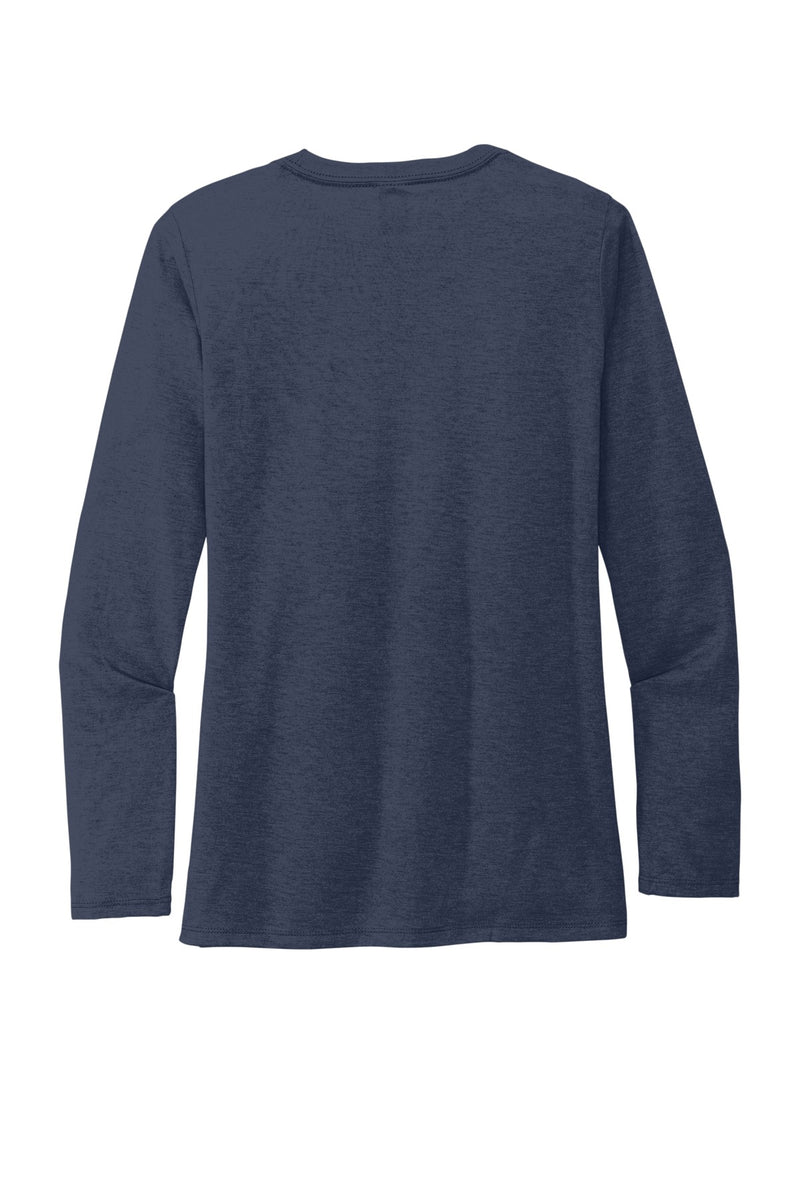 Allmade   Women's Tri-Blend Long Sleeve Tee - Rebel Blue