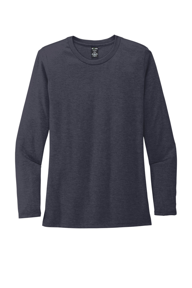 Allmade   Women's Tri-Blend Long Sleeve Tee - Rebel Blue