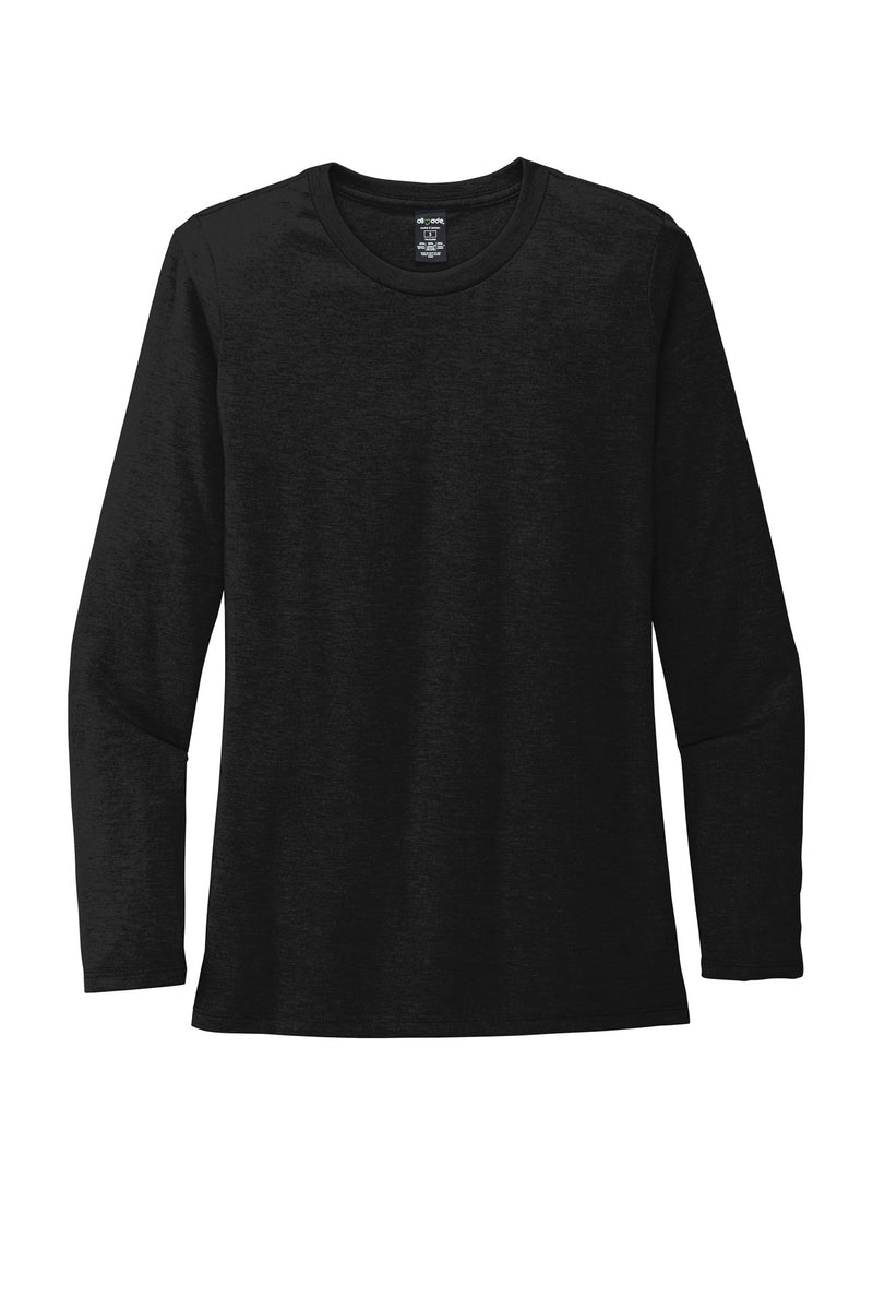 Allmade   Women's Tri-Blend Long Sleeve Tee - Space Black