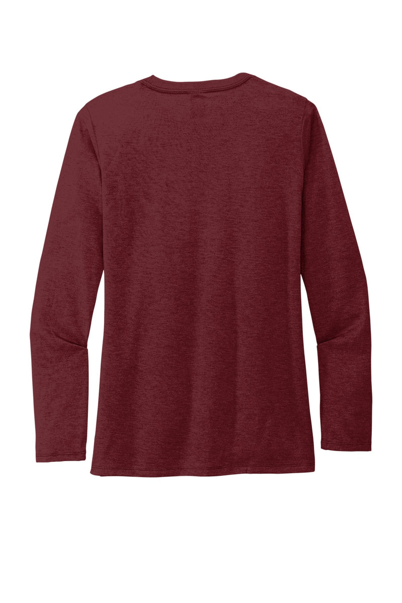 Allmade   Women's Tri-Blend Long Sleeve Tee - Vino Red