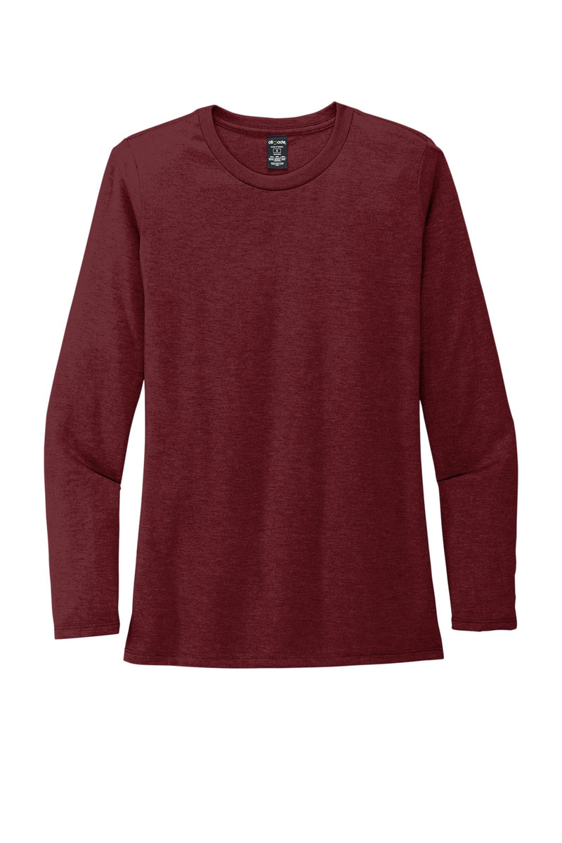 Allmade   Women's Tri-Blend Long Sleeve Tee - Vino Red
