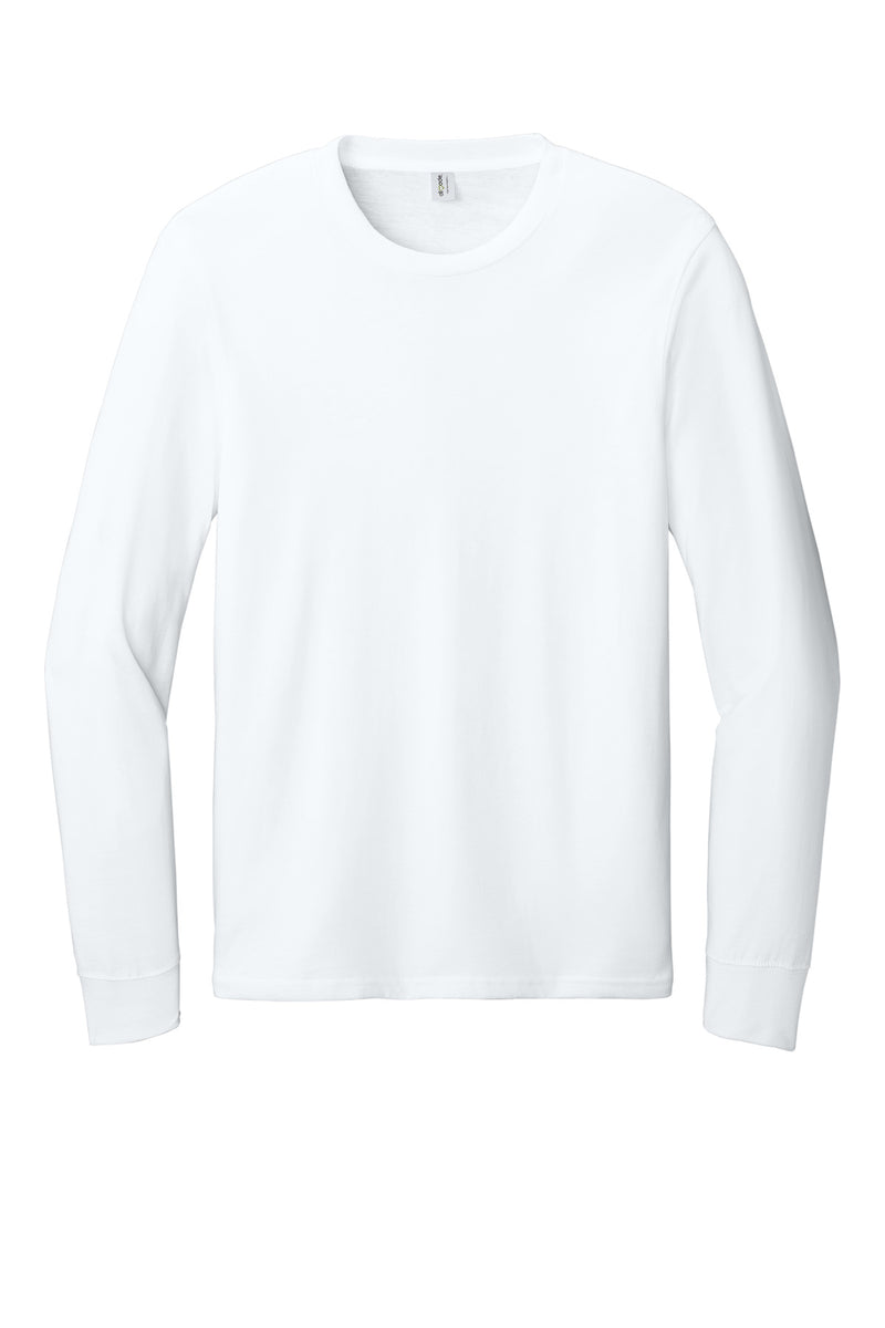 Allmade Unisex Long Sleeve Organic Cotton Tee - Bright White