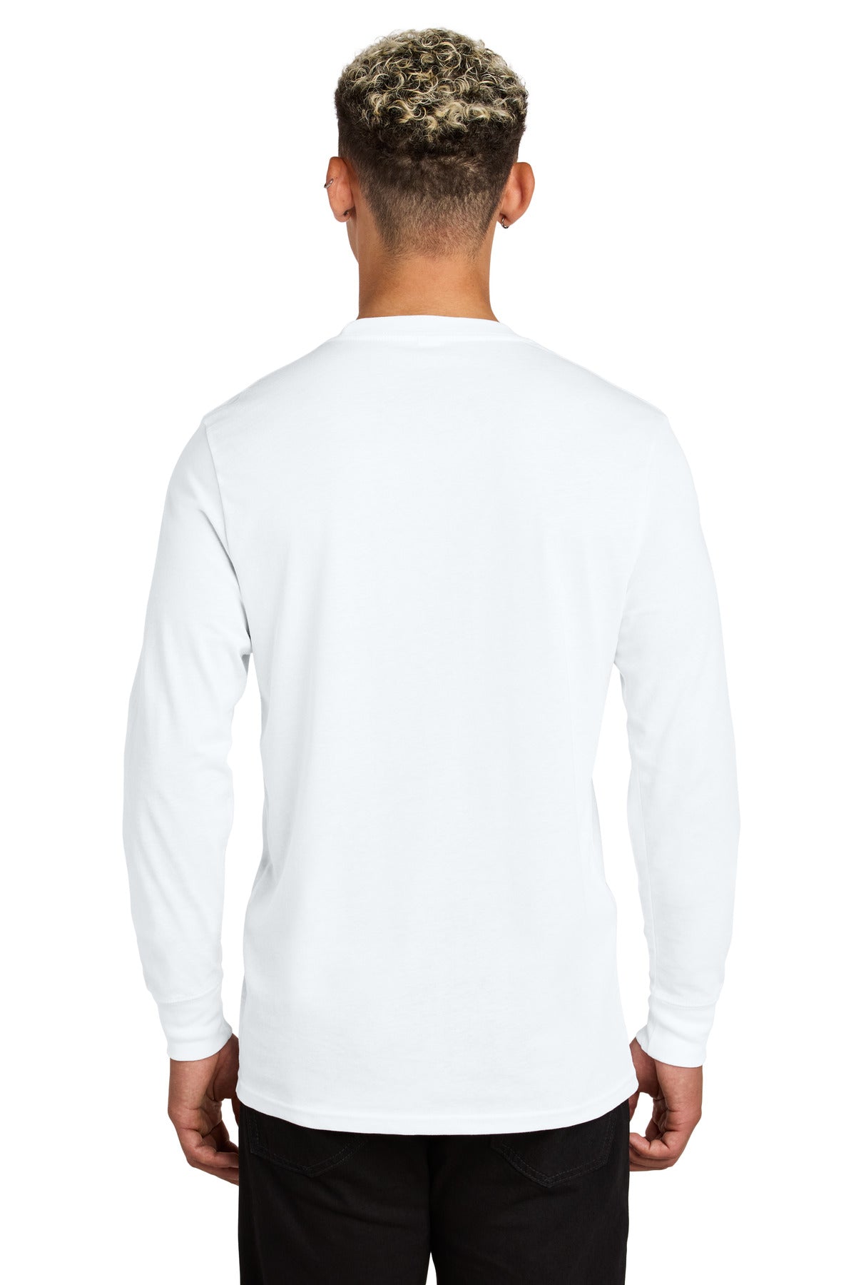 Allmade Unisex Long Sleeve Organic Cotton Tee - Bright White