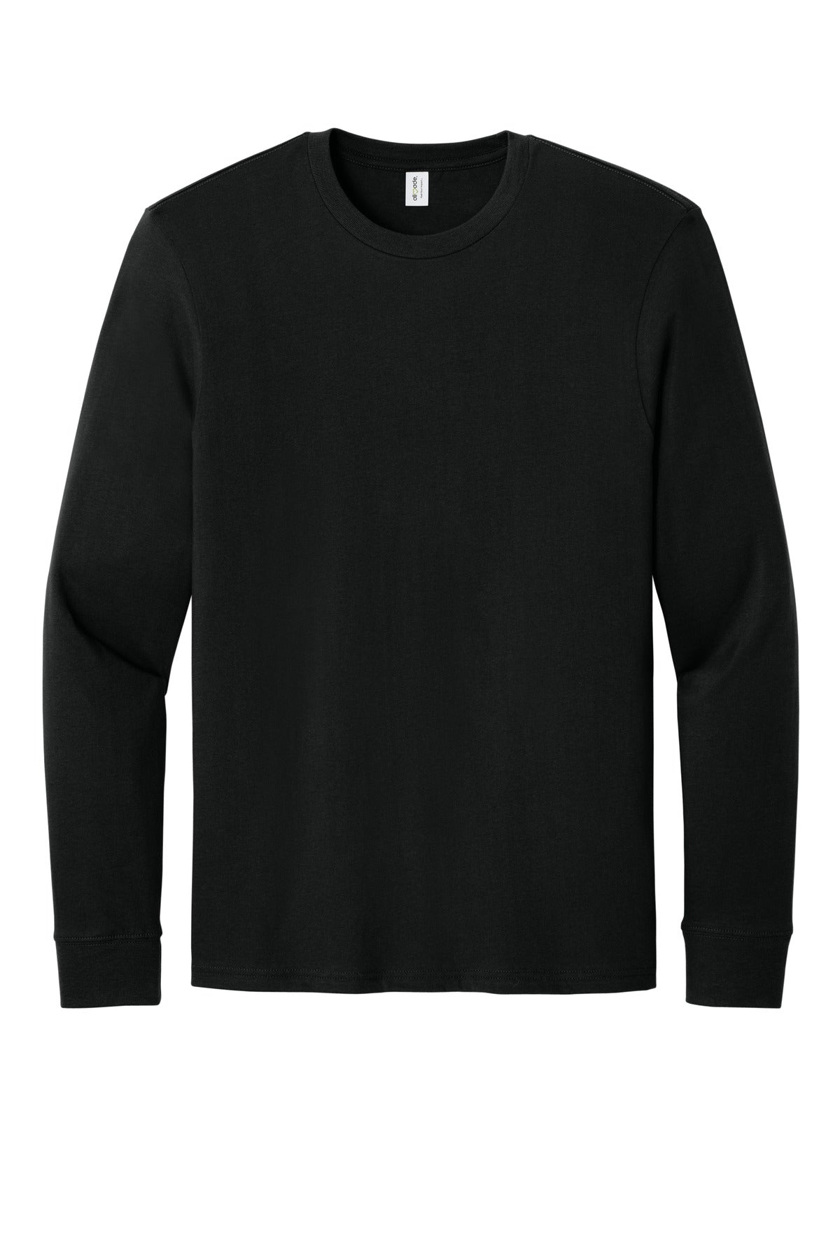 Allmade Unisex Long Sleeve Organic Cotton Tee - Deep Black
