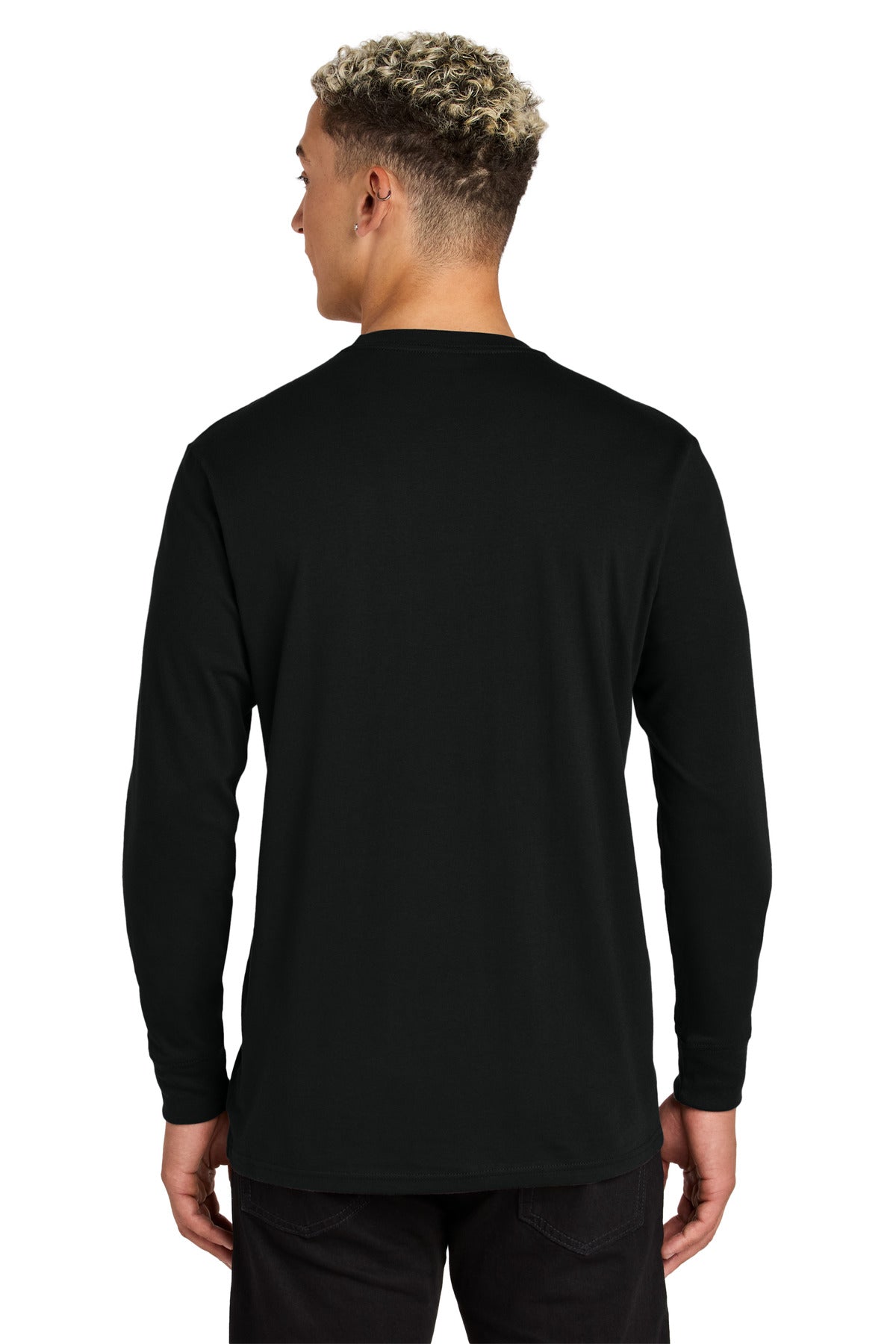 Allmade Unisex Long Sleeve Organic Cotton Tee - Deep Black