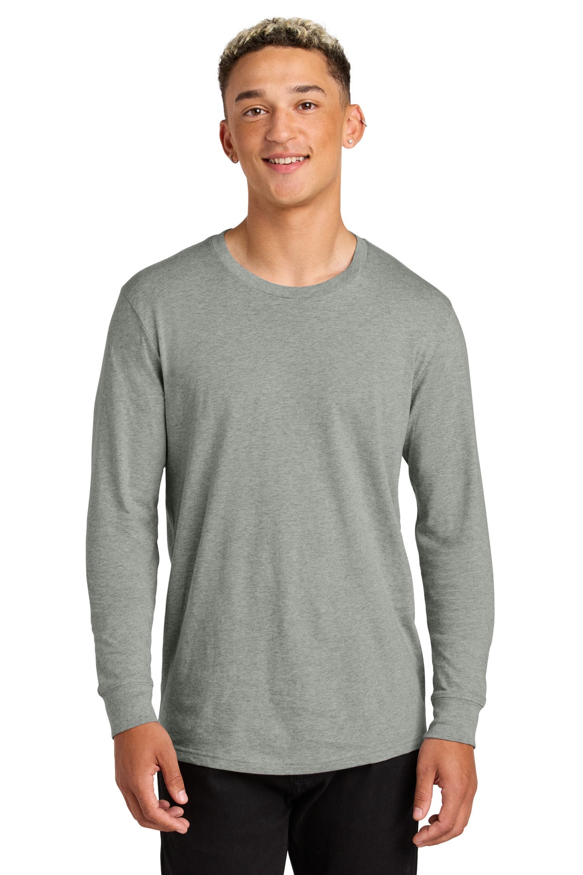 Allmade Unisex Long Sleeve Organic Cotton Tee - Granite Grey Heather