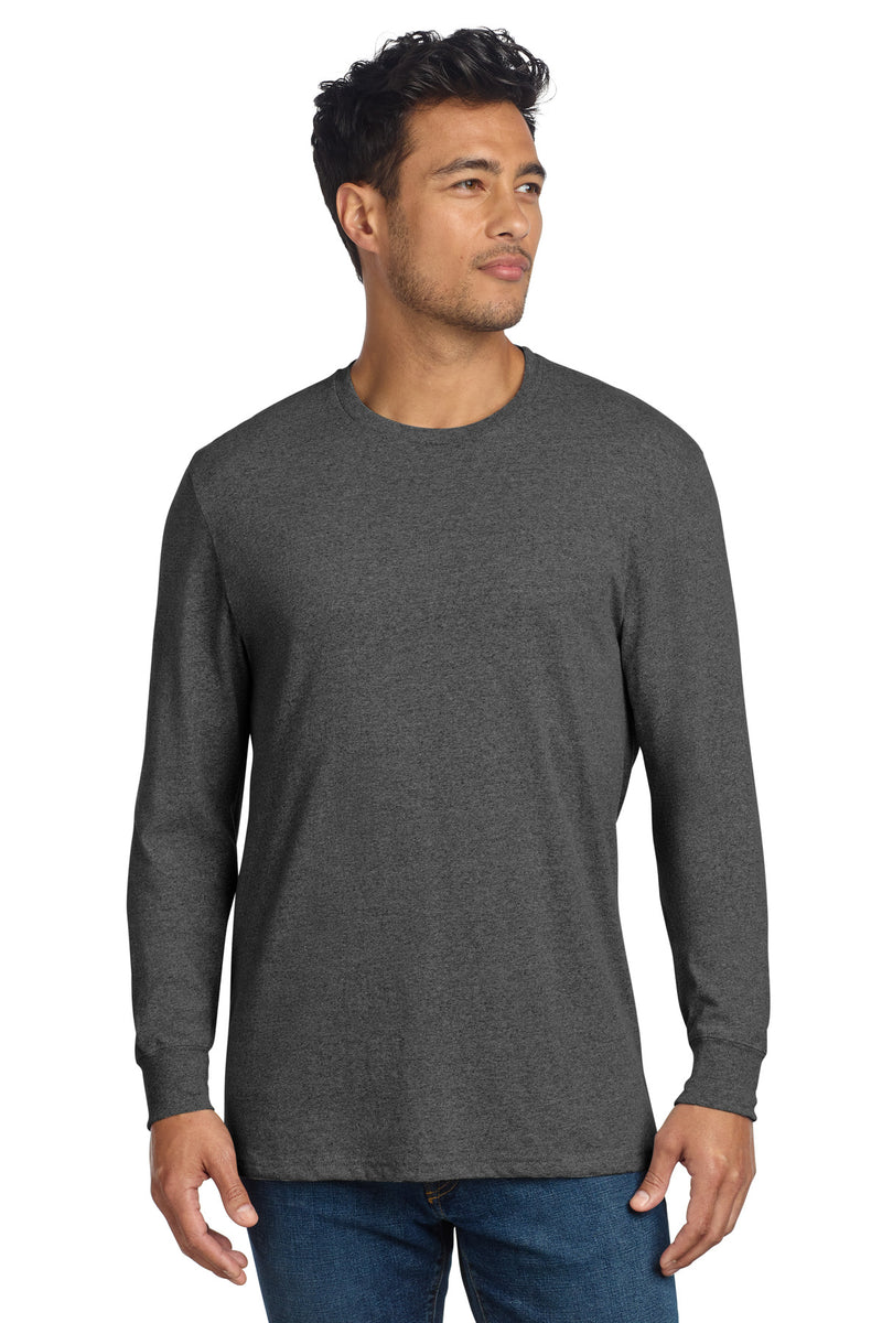 Allmade Unisex Long Sleeve Recycled Blend Tee - Reloaded Charcoal Heather