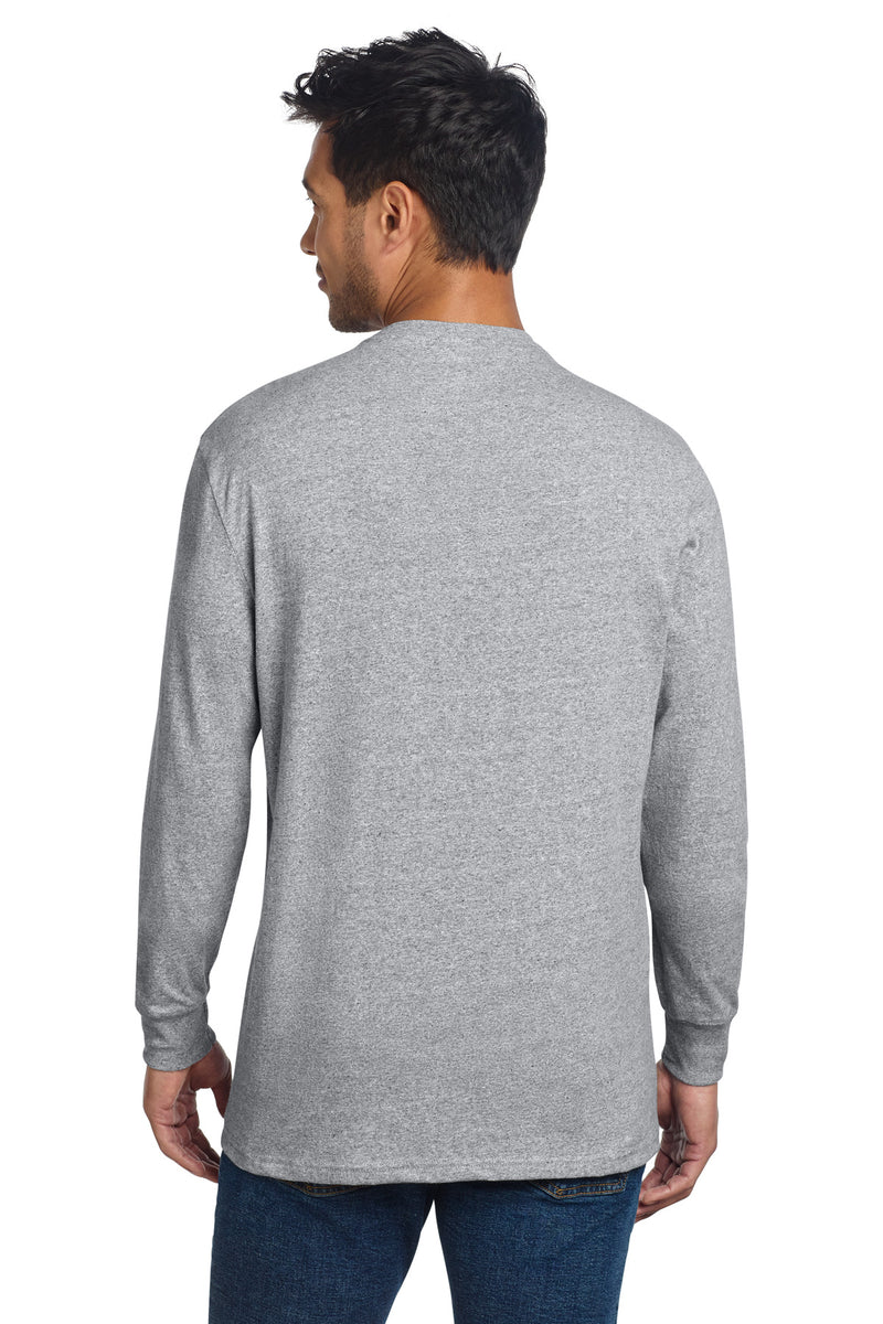 Allmade Unisex Long Sleeve Recycled Blend Tee - Remade Gray Heather