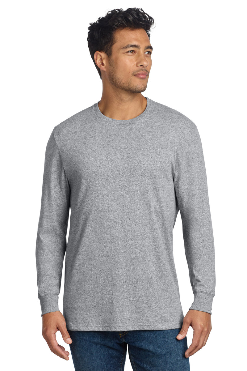Allmade Unisex Long Sleeve Recycled Blend Tee - Remade Gray Heather