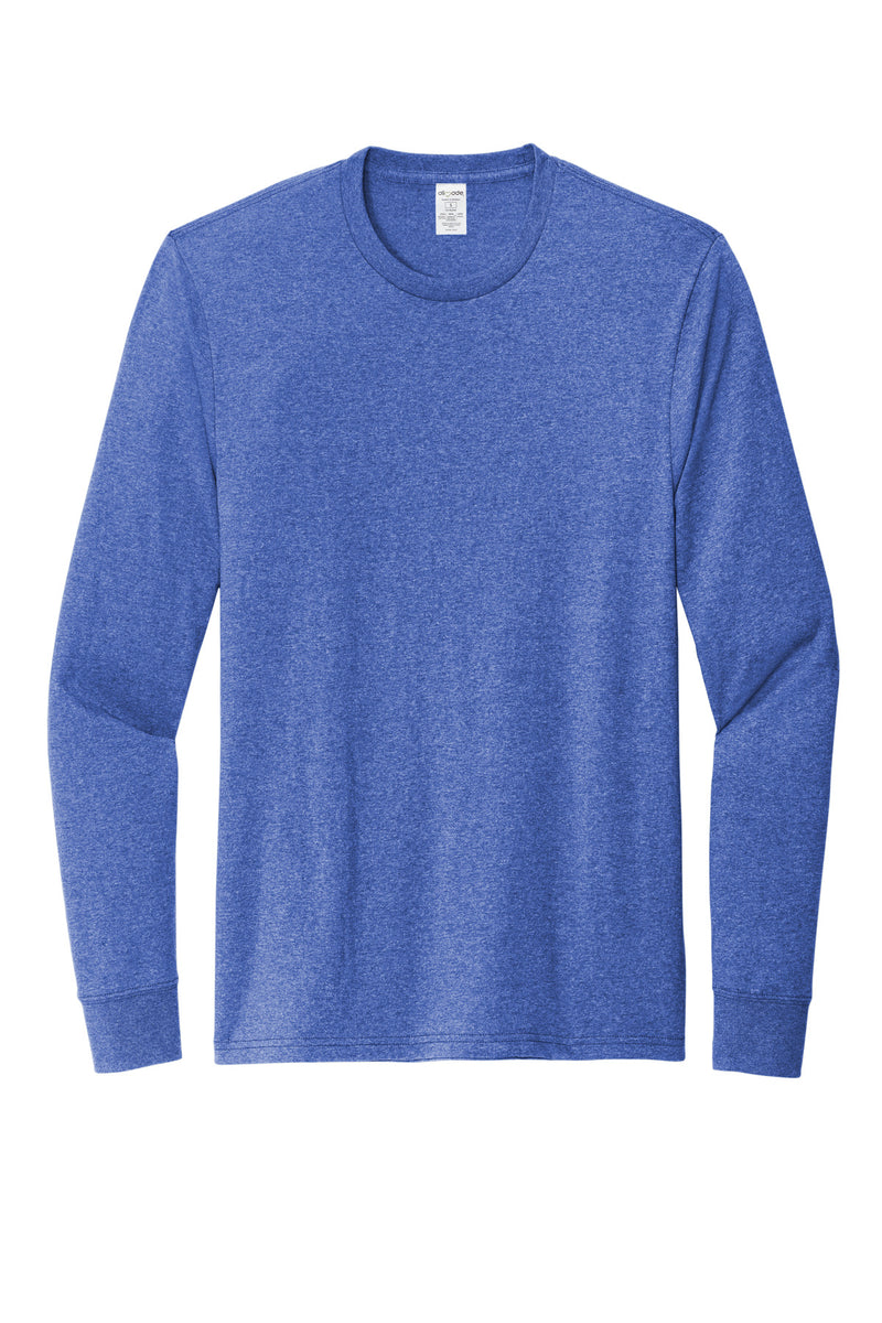 Allmade Unisex Long Sleeve Recycled Blend Tee - Reused Royal Heather