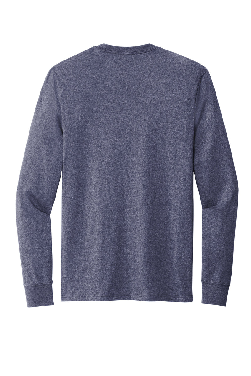Allmade Unisex Long Sleeve Recycled Blend Tee - Salvaged Navy Heather