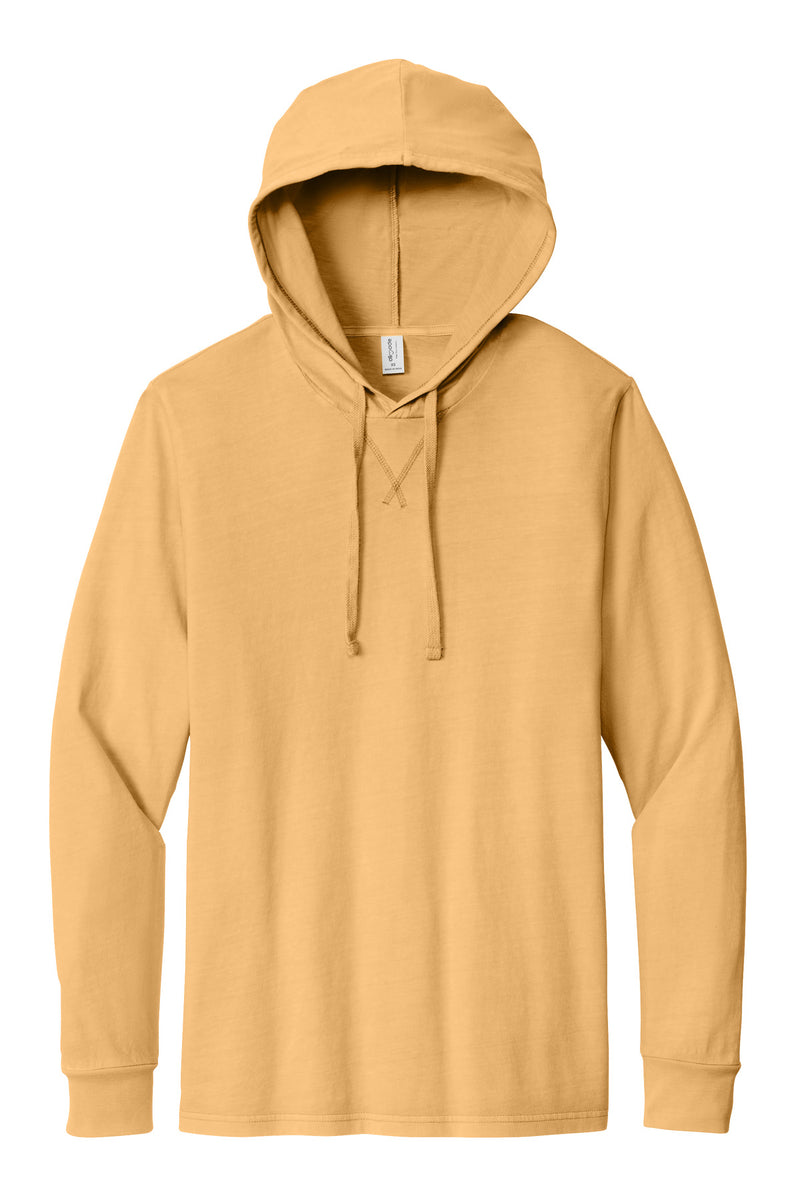 Allmade Unisex Mineral Dye Organic Cotton Hoodie Tee - Golden Wheat
