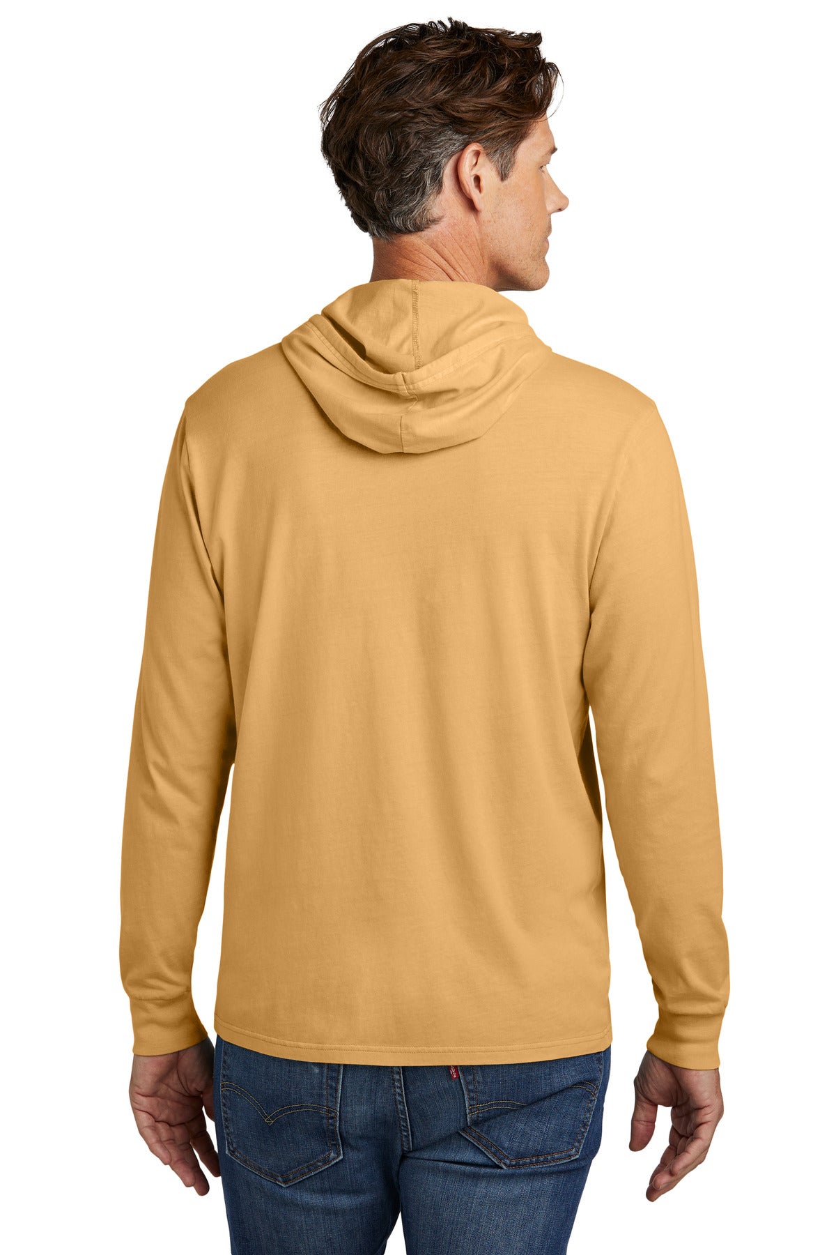 Allmade Unisex Mineral Dye Organic Cotton Hoodie Tee - Golden Wheat