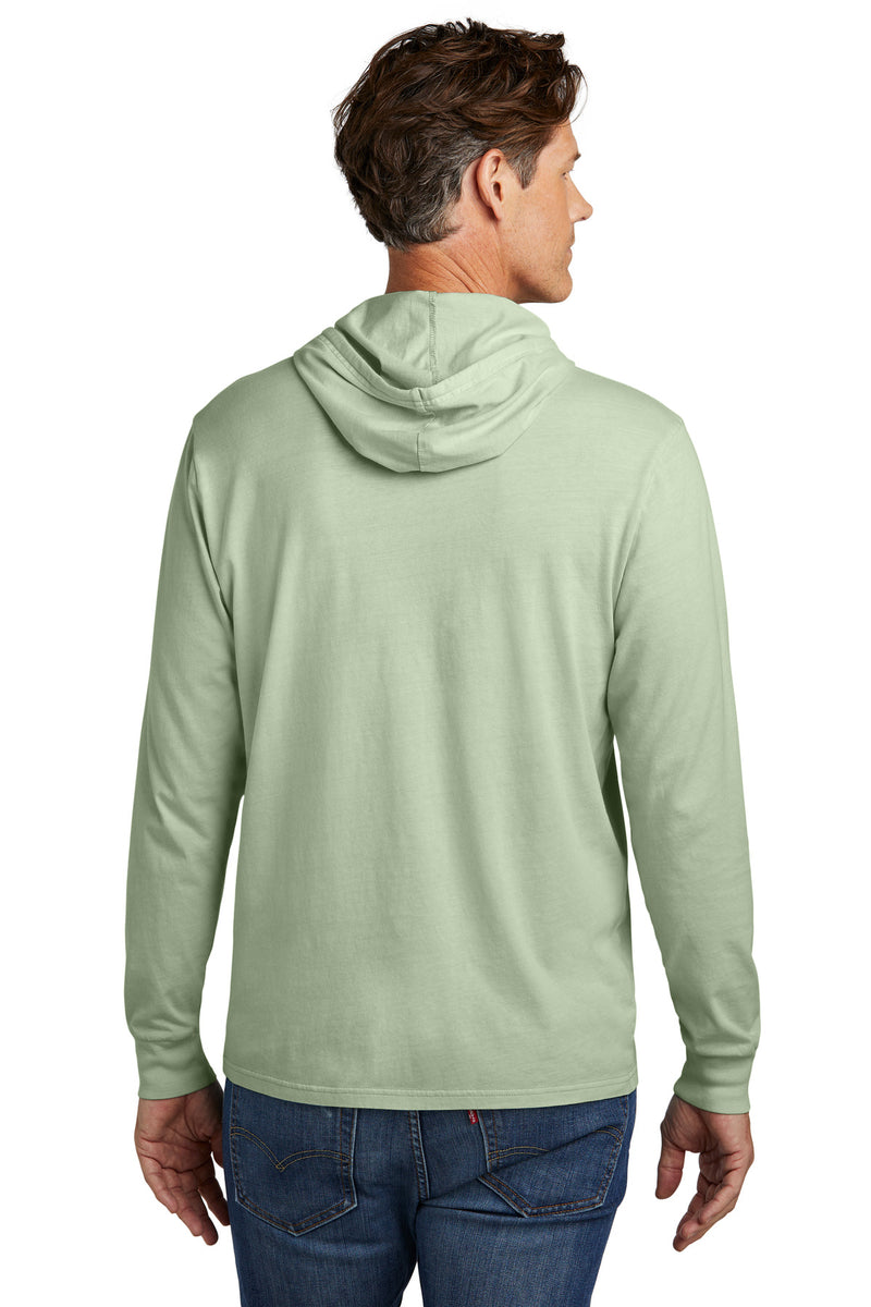 Allmade Unisex Mineral Dye Organic Cotton Hoodie Tee - Lichen Green