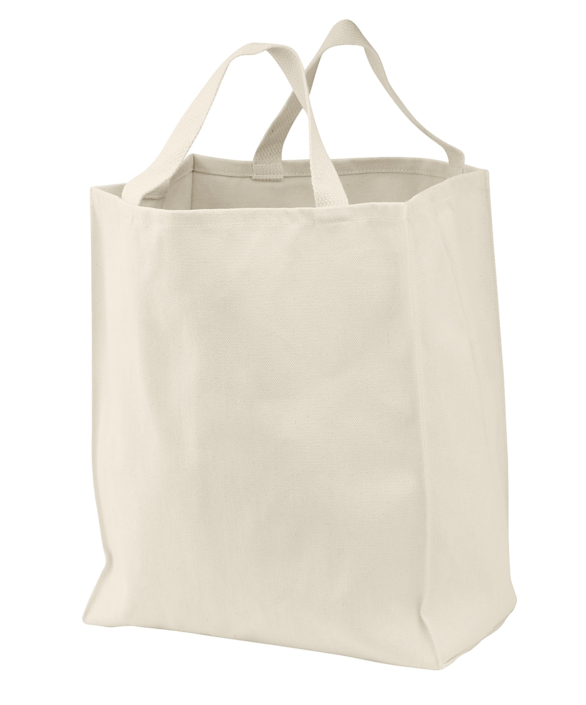 Port Authority Ideal Twill Grocery Tote — natural