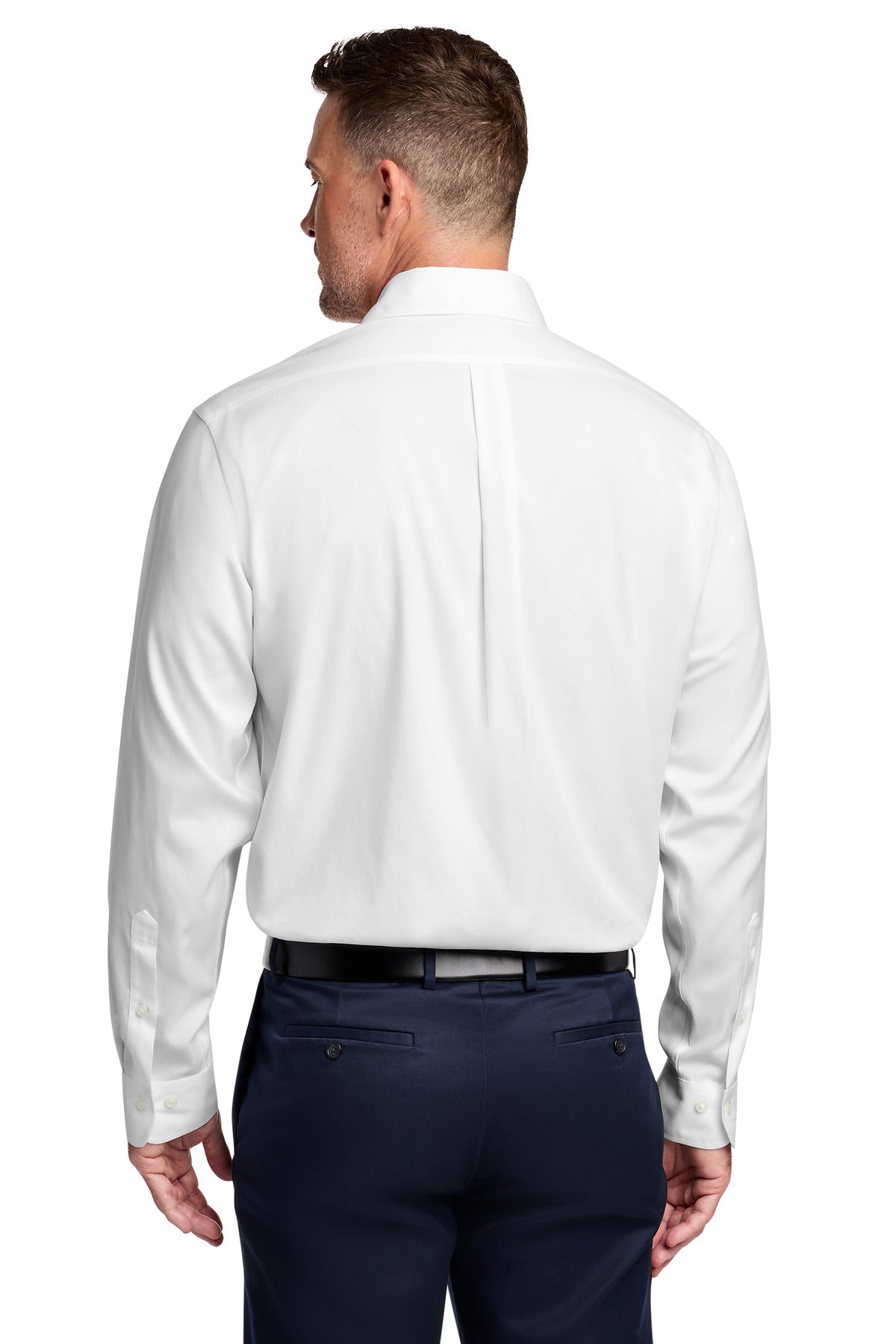 Brooks Brothers Wrinkle-Free Stretch Pinpoint Shirt - White