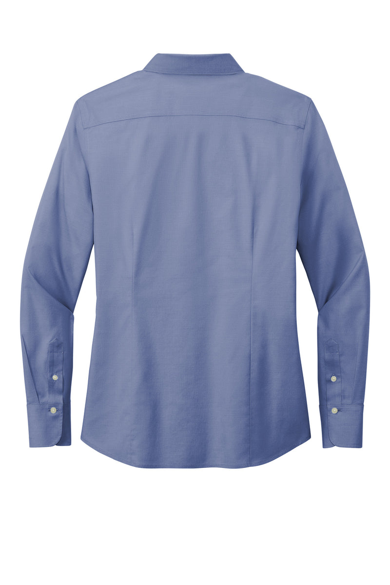Brooks Brothers Women's Wrinkle-Free Stretch Pinpoint Shirt - Cobalt Blue