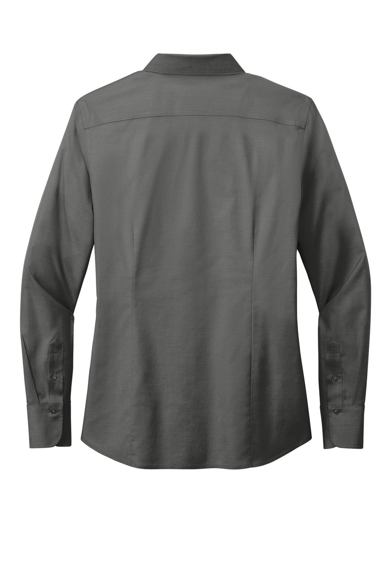 Brooks Brothers Women's Wrinkle-Free Stretch Pinpoint Shirt - Deep Black