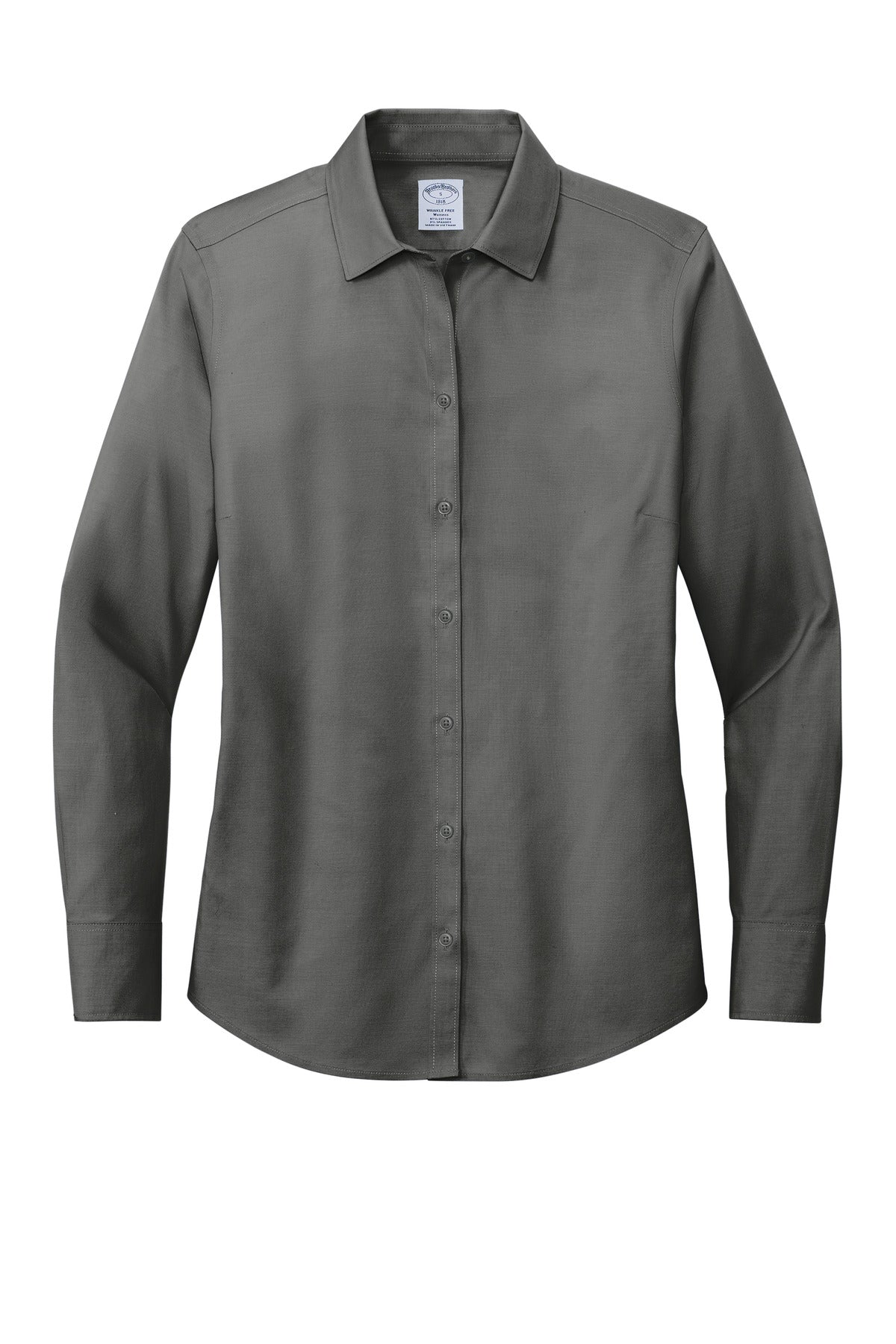 Brooks Brothers Women's Wrinkle-Free Stretch Pinpoint Shirt - Deep Black