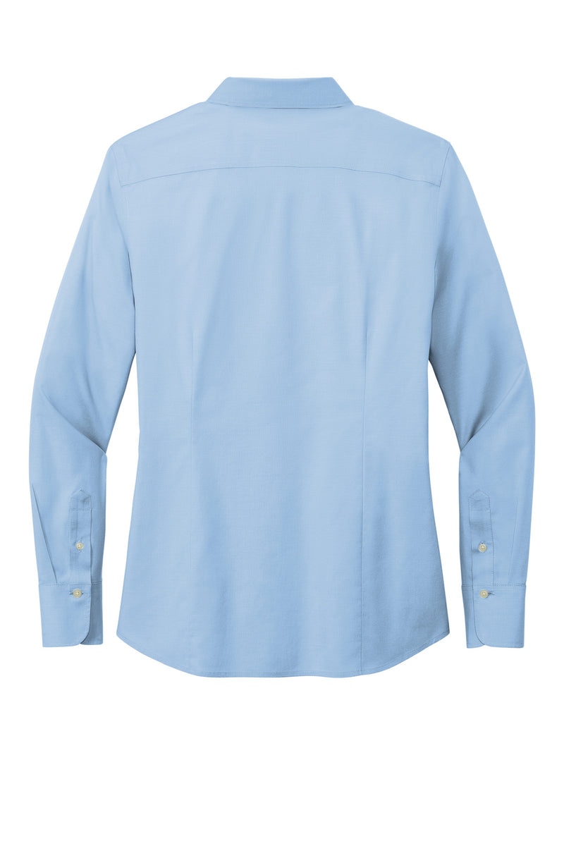 Brooks Brothers Women's Wrinkle-Free Stretch Pinpoint Shirt - Newport Blue