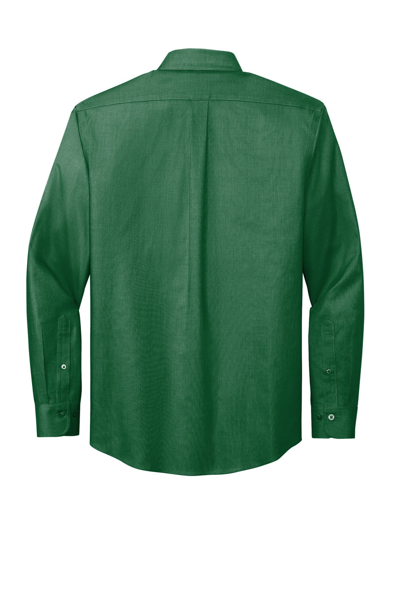 Brooks Brothers Wrinkle-Free Stretch Nailhead Shirt - Club Green
