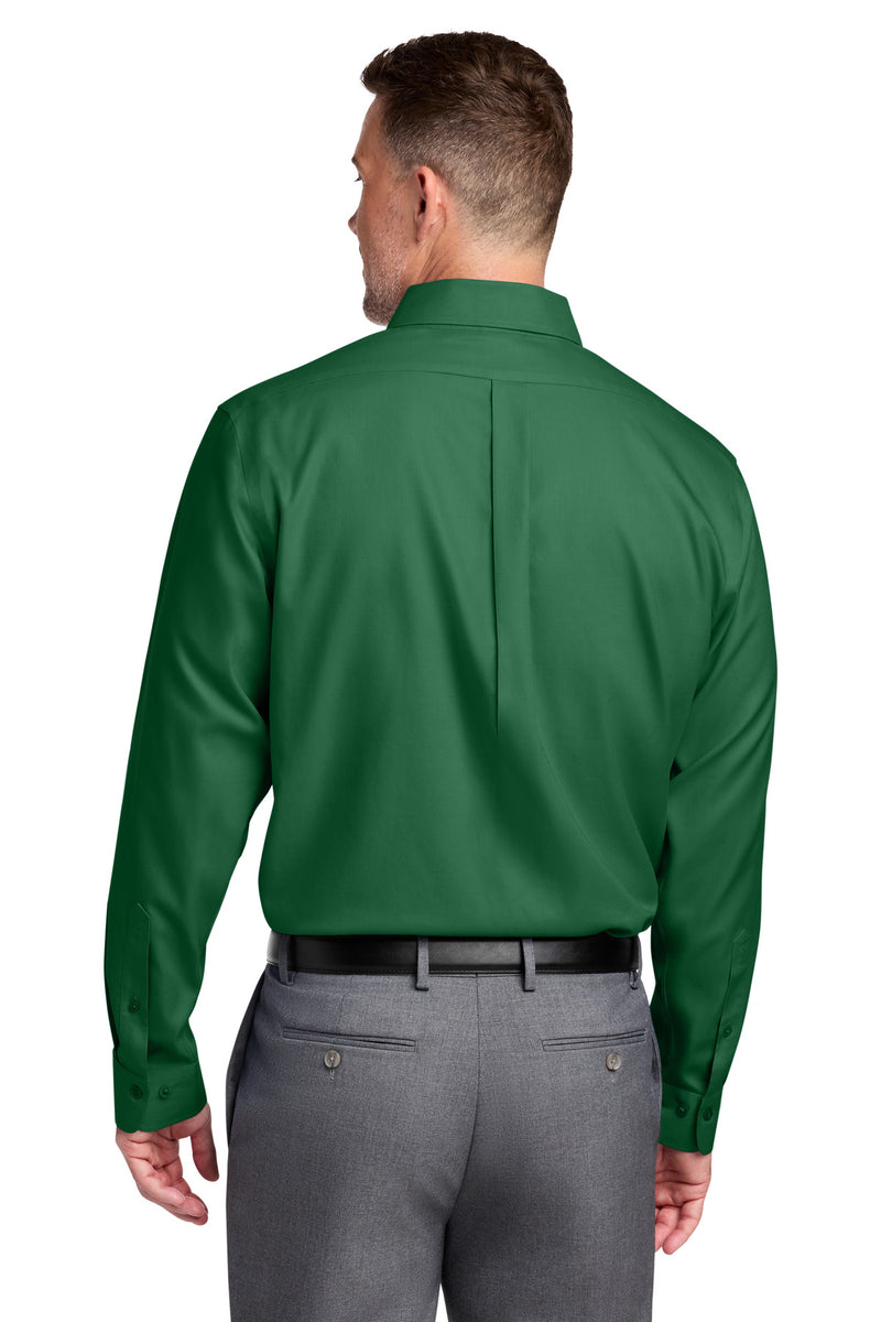 Brooks Brothers Wrinkle-Free Stretch Nailhead Shirt - Club Green