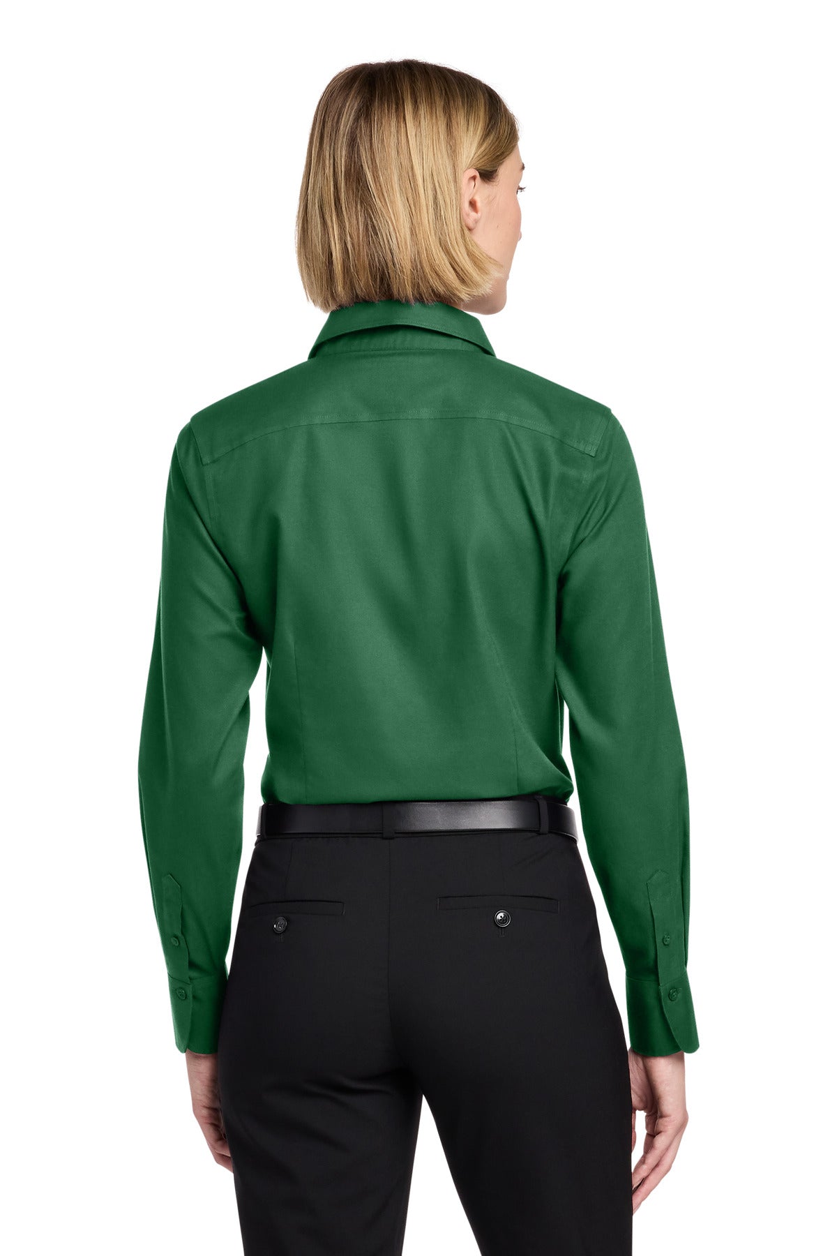 Brooks Brothers Women's Wrinkle-Free Stretch Nailhead Shirt - Club Green