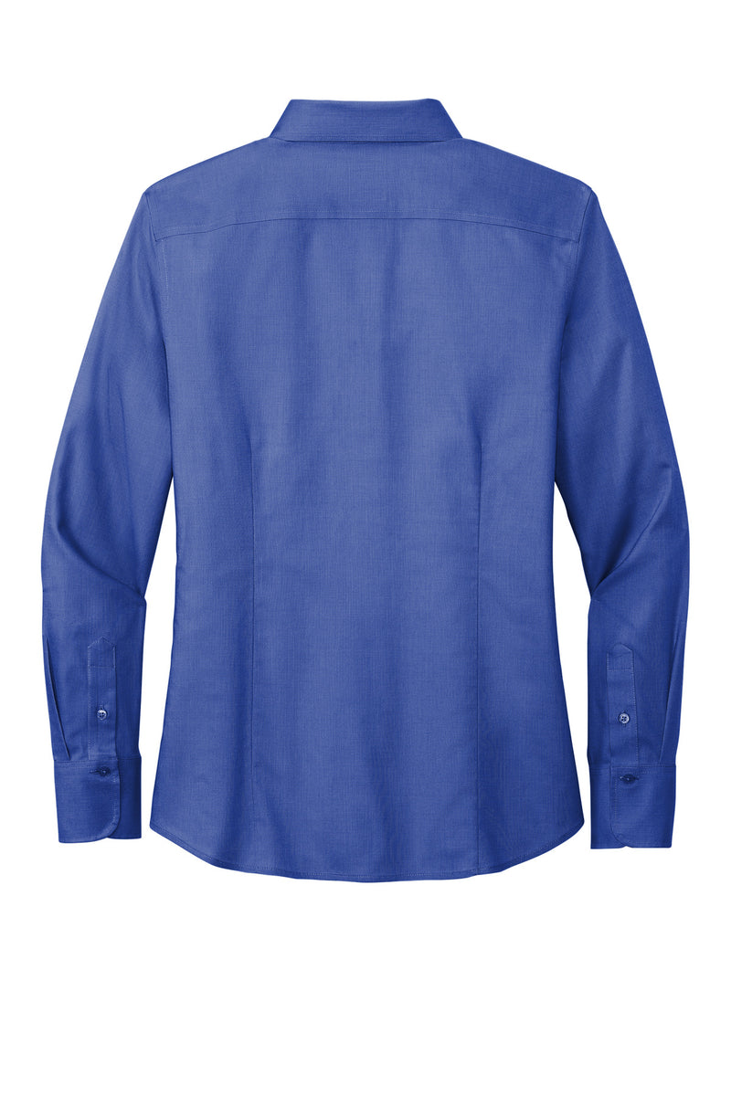 Brooks Brothers Women's Wrinkle-Free Stretch Nailhead Shirt - Cobalt Blue