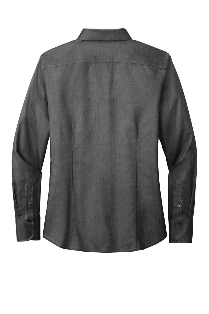 Brooks Brothers Women's Wrinkle-Free Stretch Nailhead Shirt - Deep Black