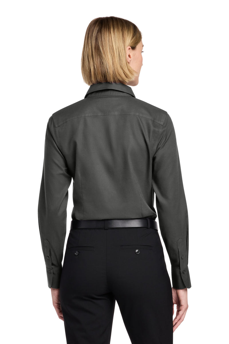 Brooks Brothers Women's Wrinkle-Free Stretch Nailhead Shirt - Deep Black