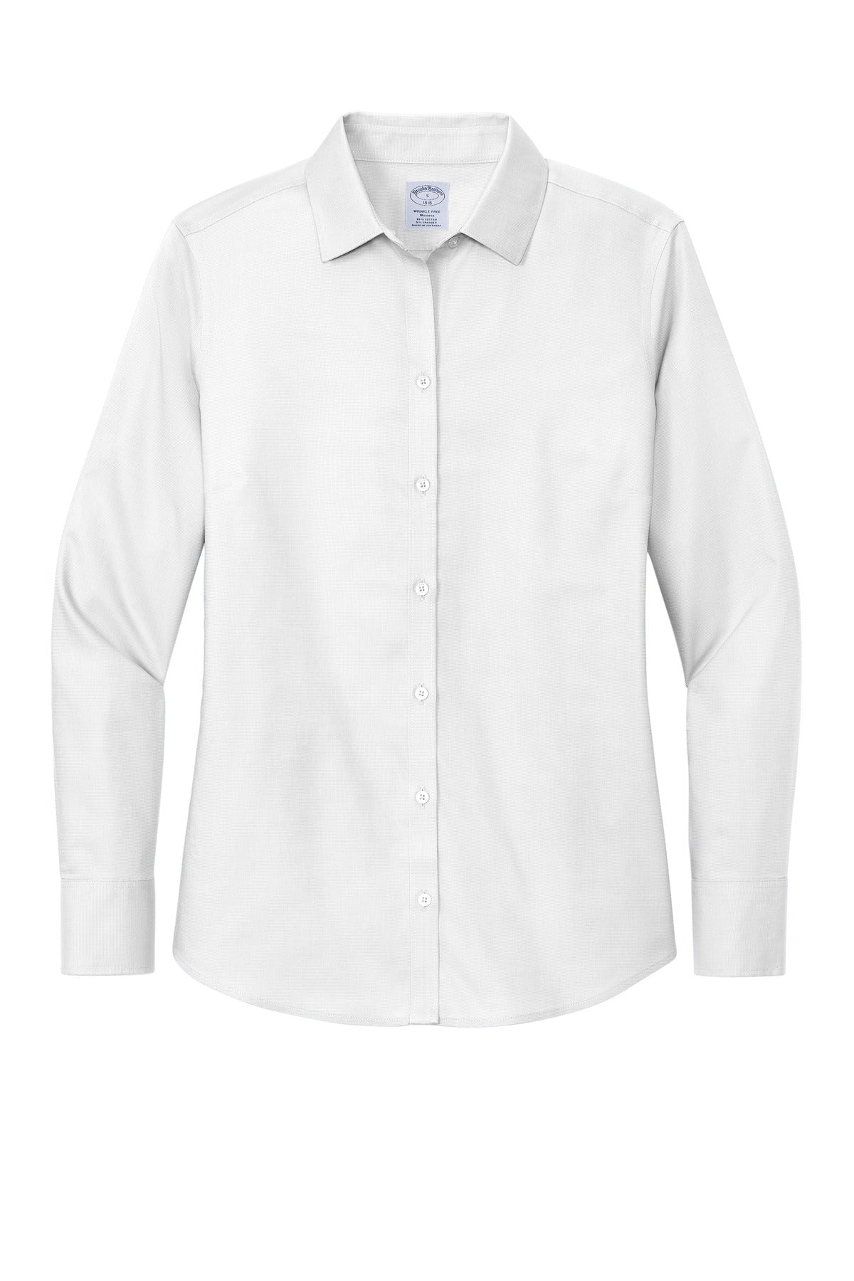 Brooks Brothers Women's Wrinkle-Free Stretch Nailhead Shirt - White