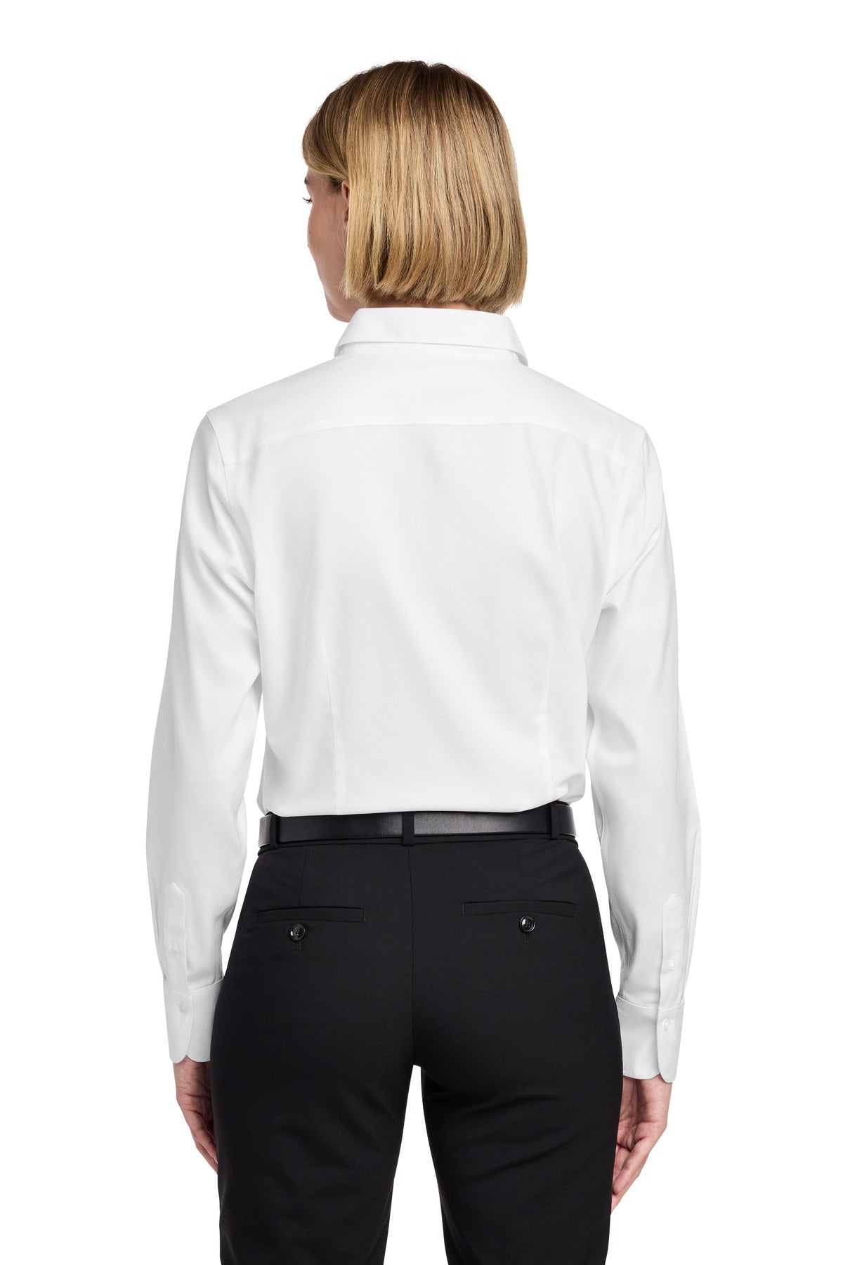 Brooks Brothers Women's Wrinkle-Free Stretch Nailhead Shirt - White