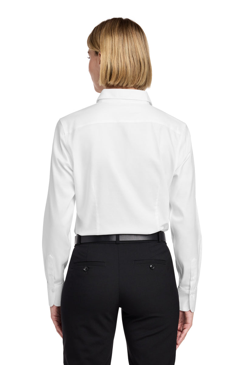 Brooks Brothers Women's Wrinkle-Free Stretch Nailhead Shirt - White