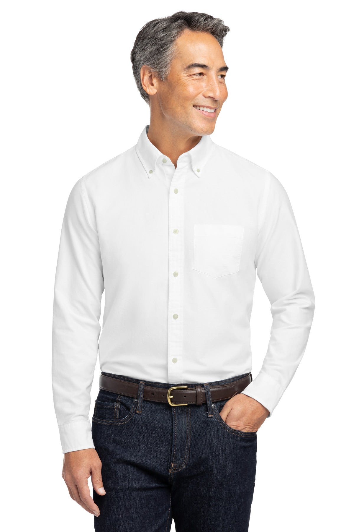 Brooks Brothers Casual Oxford Cloth Shirt - White