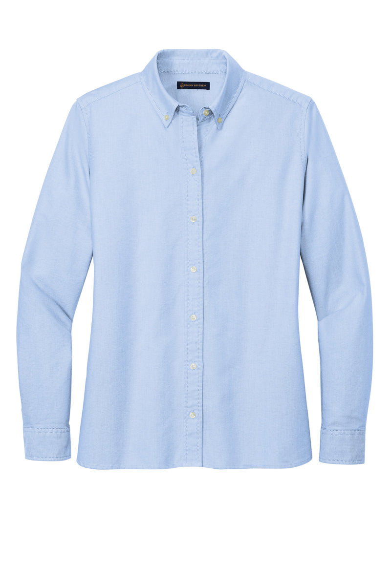 Brooks Brothers Women's Casual Oxford Cloth Shirt - Newport Blue