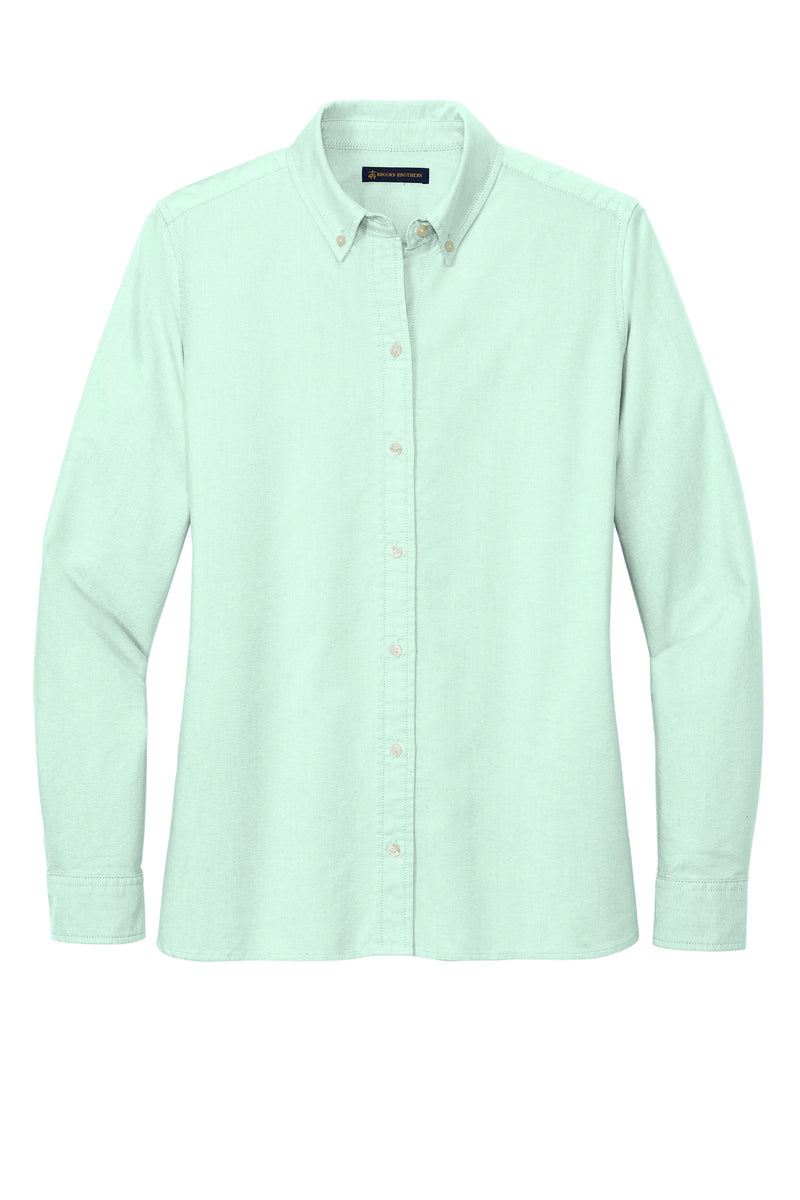 Brooks Brothers Women's Casual Oxford Cloth Shirt - Soft Mint