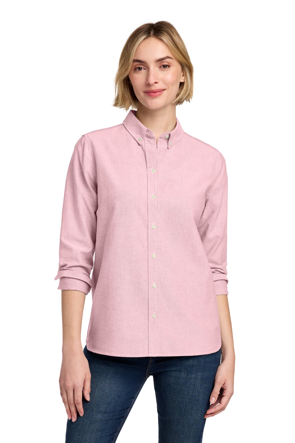 Brooks Brothers Women's Casual Oxford Cloth Shirt - Soft Pink