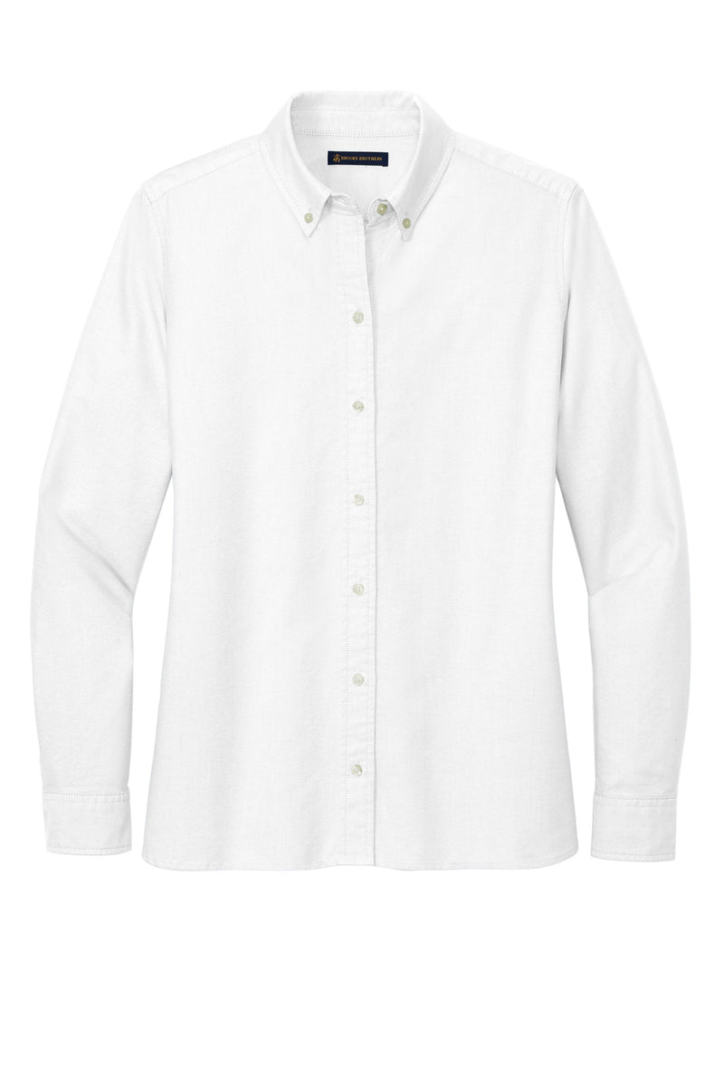 Brooks Brothers Women's Casual Oxford Cloth Shirt - White