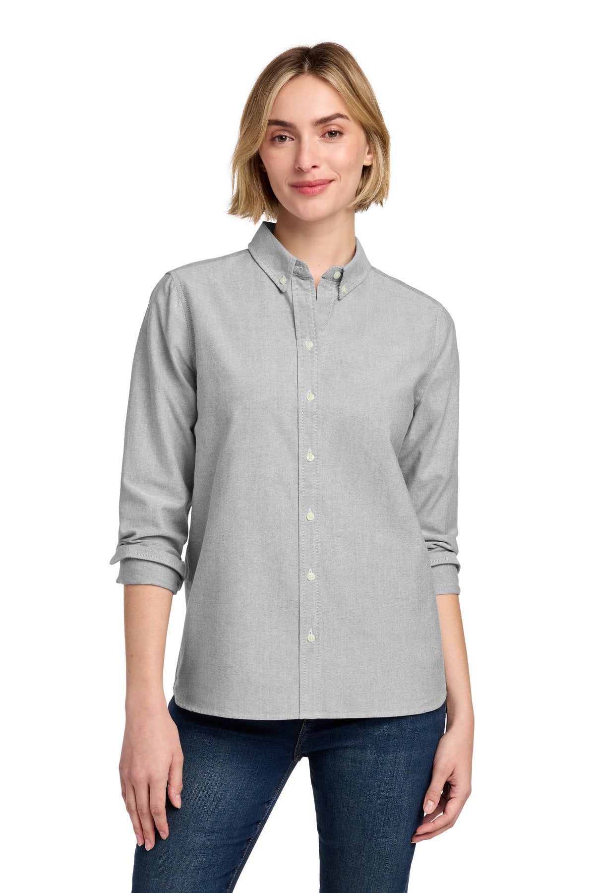 Brooks Brothers Women's Casual Oxford Cloth Shirt - Windsor Grey