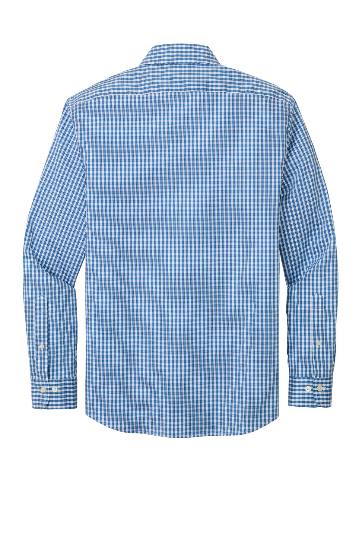Brooks Brothers Tech Stretch Patterned Shirt - Charter Blue Check