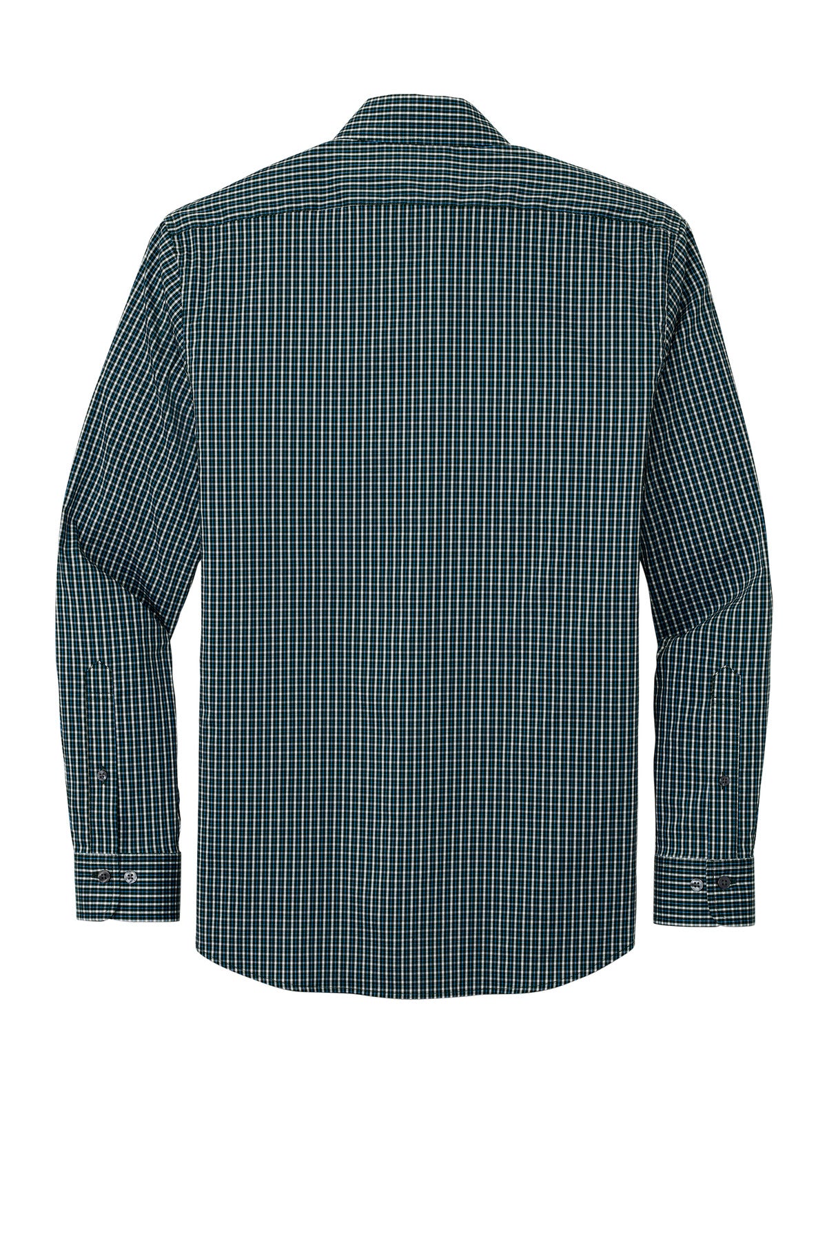 Brooks Brothers Tech Stretch Patterned Shirt - Dark Pine Multi Check