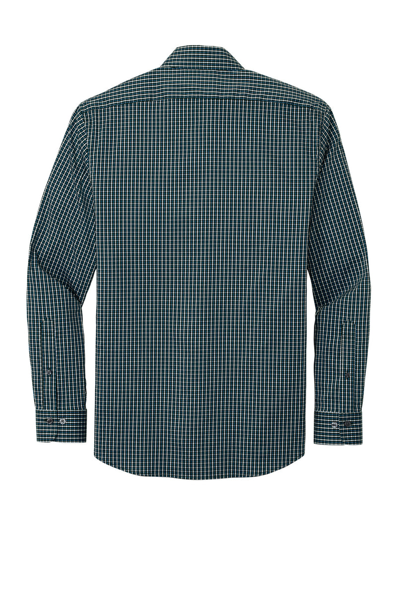 Brooks Brothers Tech Stretch Patterned Shirt - Dark Pine Multi Check