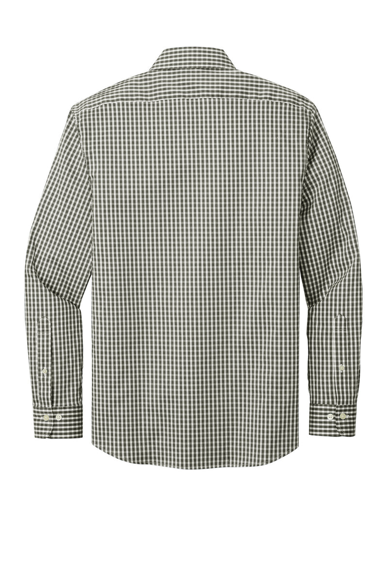 Brooks Brothers Tech Stretch Patterned Shirt - Deep Black Check