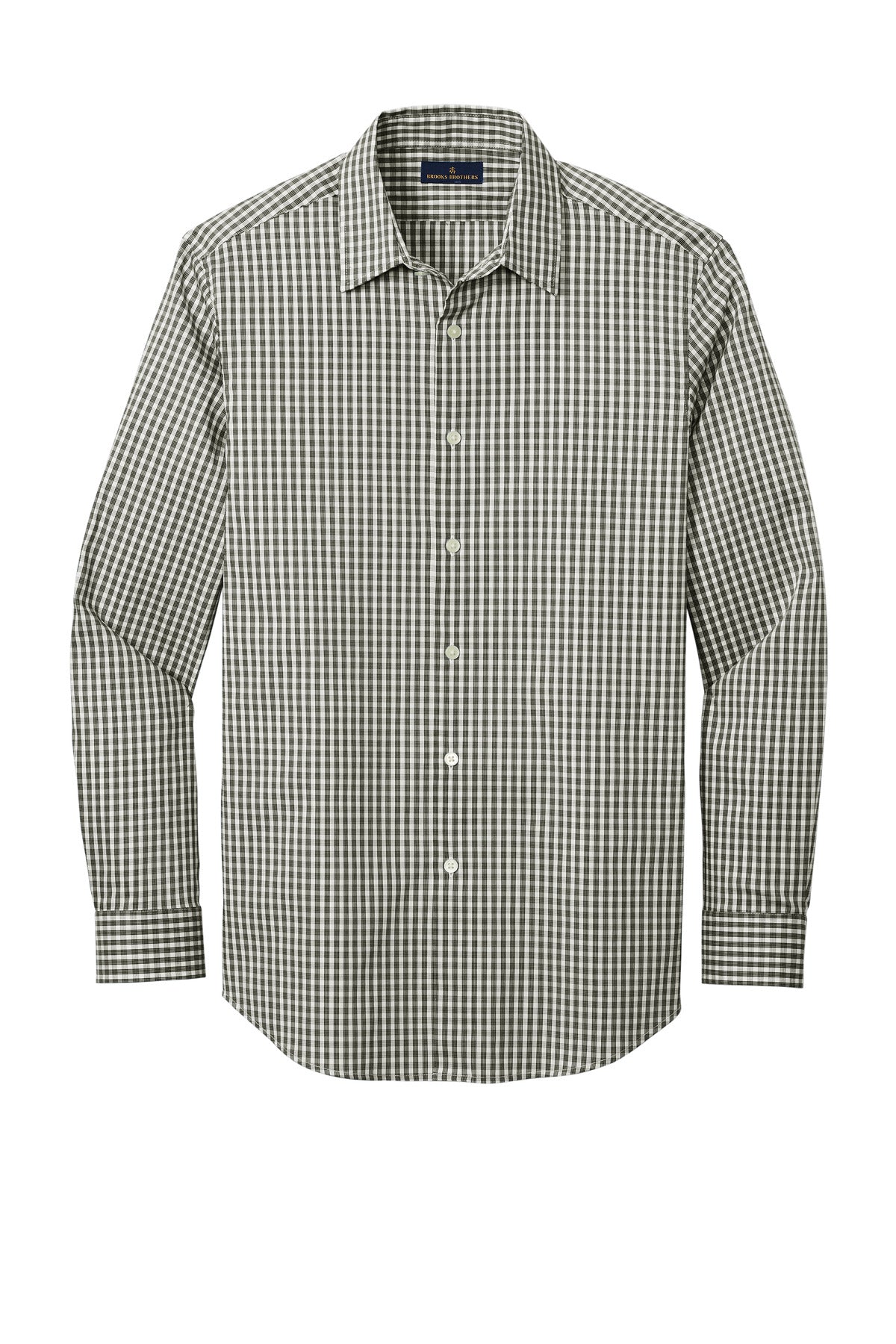 Brooks Brothers Tech Stretch Patterned Shirt - Deep Black Check