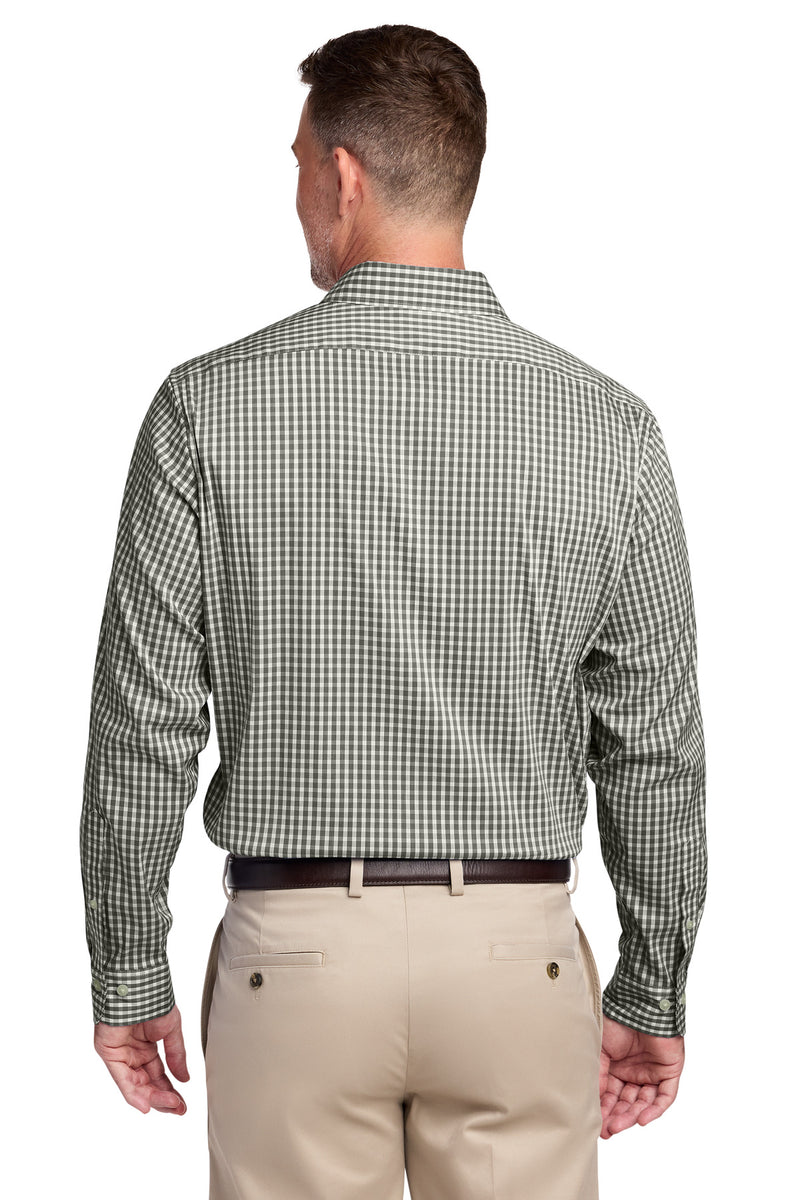 Brooks Brothers Tech Stretch Patterned Shirt - Deep Black Check