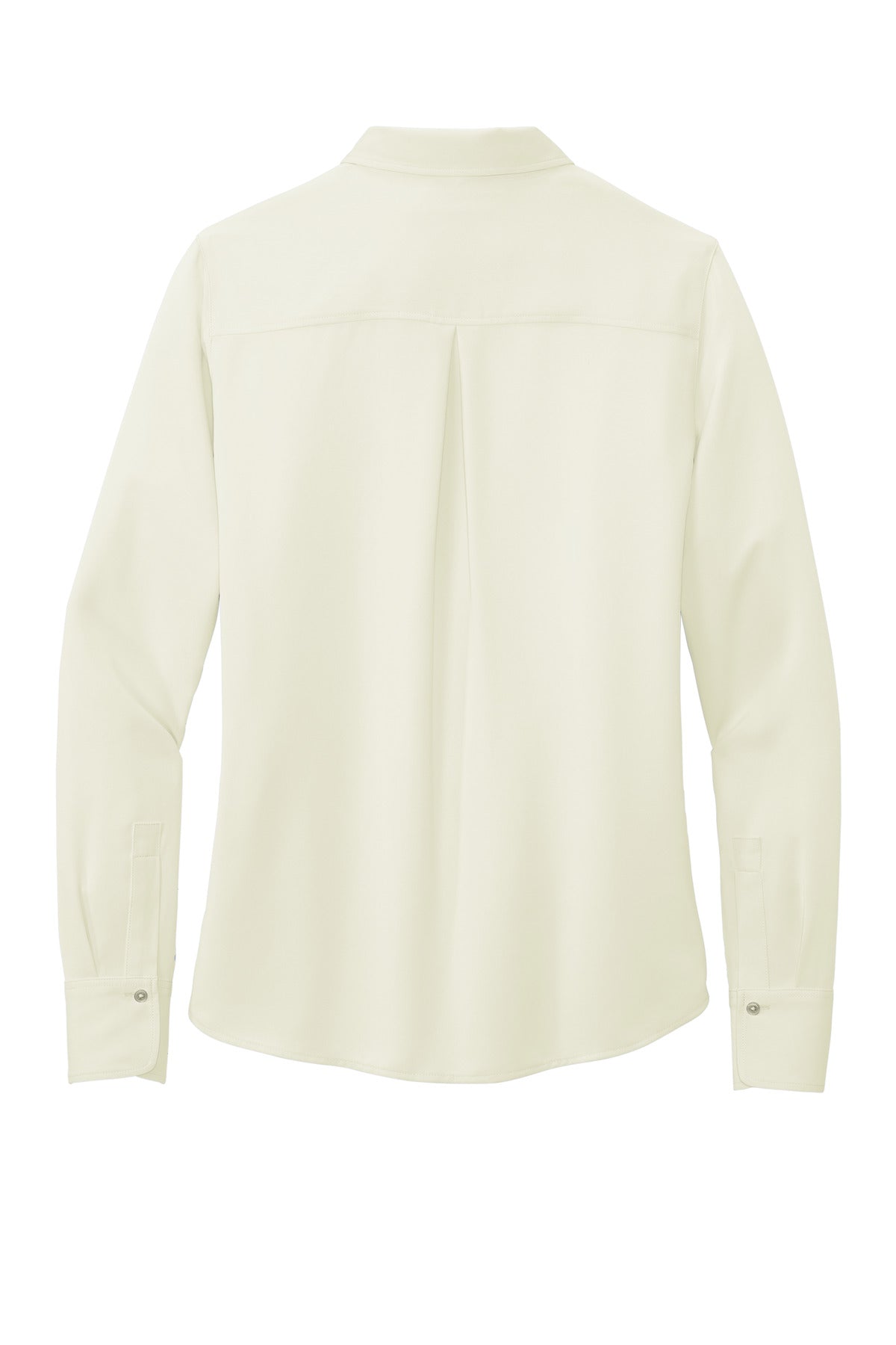 Brooks Brothers Women's Full-Button Satin Blouse - Off White