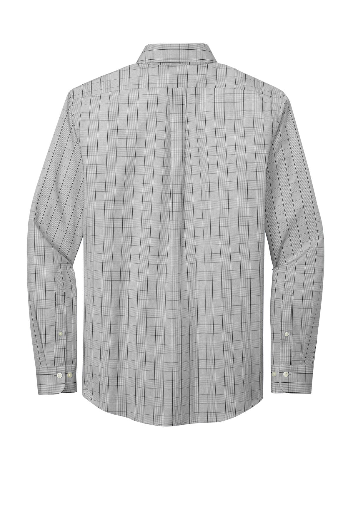Brooks Brothers Wrinkle-Free Stretch Patterned Shirt - Shadow Grey