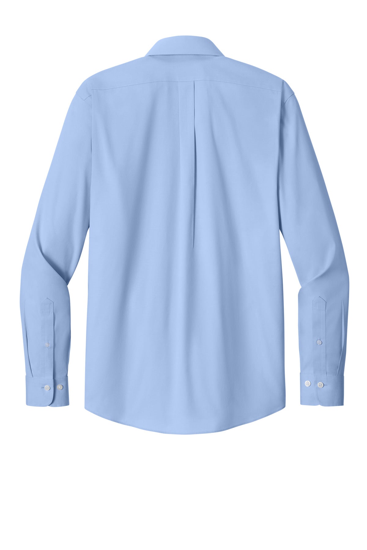 Brooks Brothers Wrinkle-Free Stretch Pinpoint Spread Collar Shirt - Newport Blue